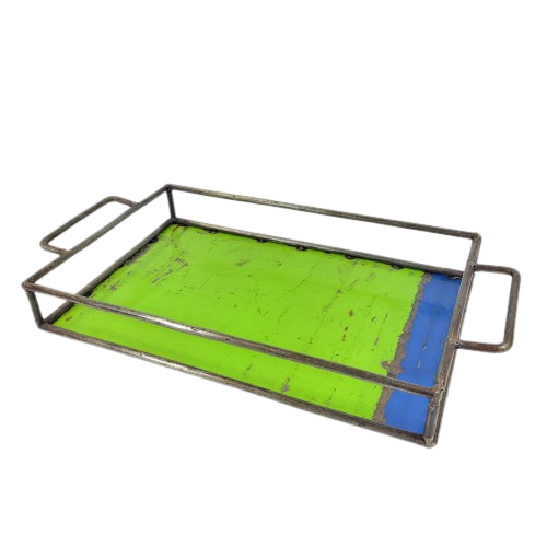 Upcycling bakje gemaakt van gerecyclede olievaten | Maat M (39*25cm) | verschillende kleuren