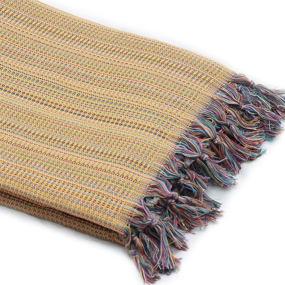 Mustard 200 cm x 240 cm 100% Cotton