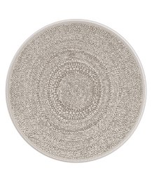 TRIBAL rond vloerkleed voor binnen en buiten in etnische stijl