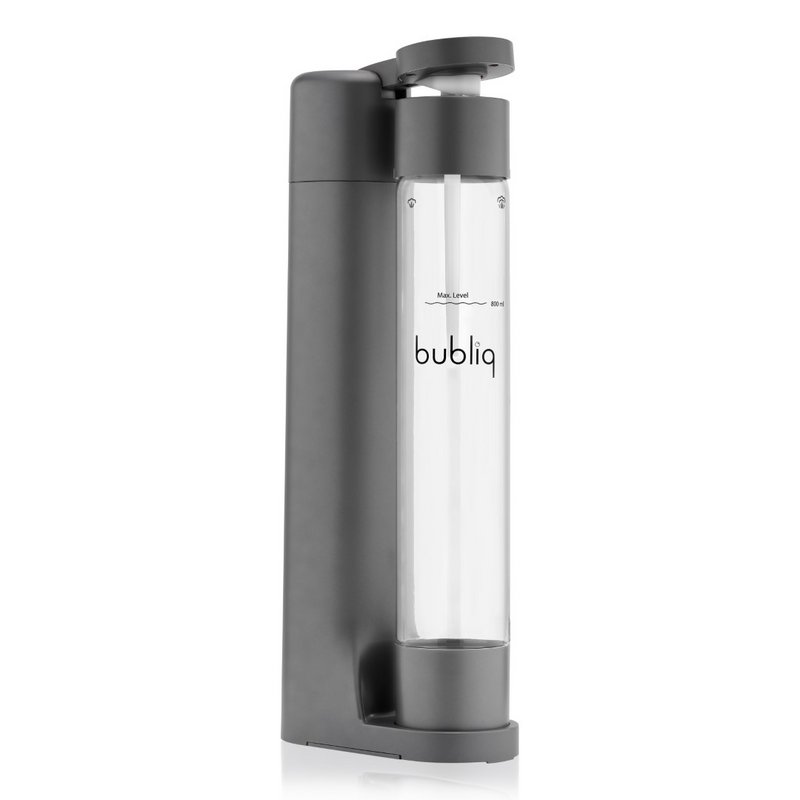 Matte grey bubliq drink carbonator