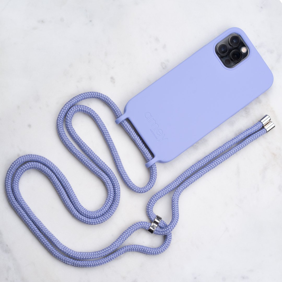 Telefoonhoesje met koord - Lila