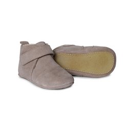 Klassische Wildlederstiefel - Taupe