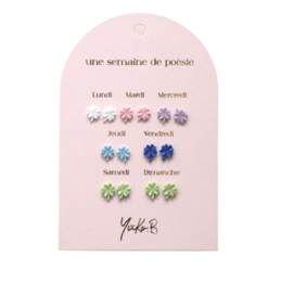 Box of 7 Earrings — Chance Poetry Week