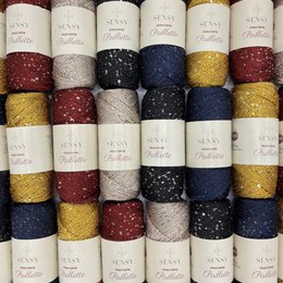 Sensy Paillette Macrame Cord - 109 Yards 100% polyester