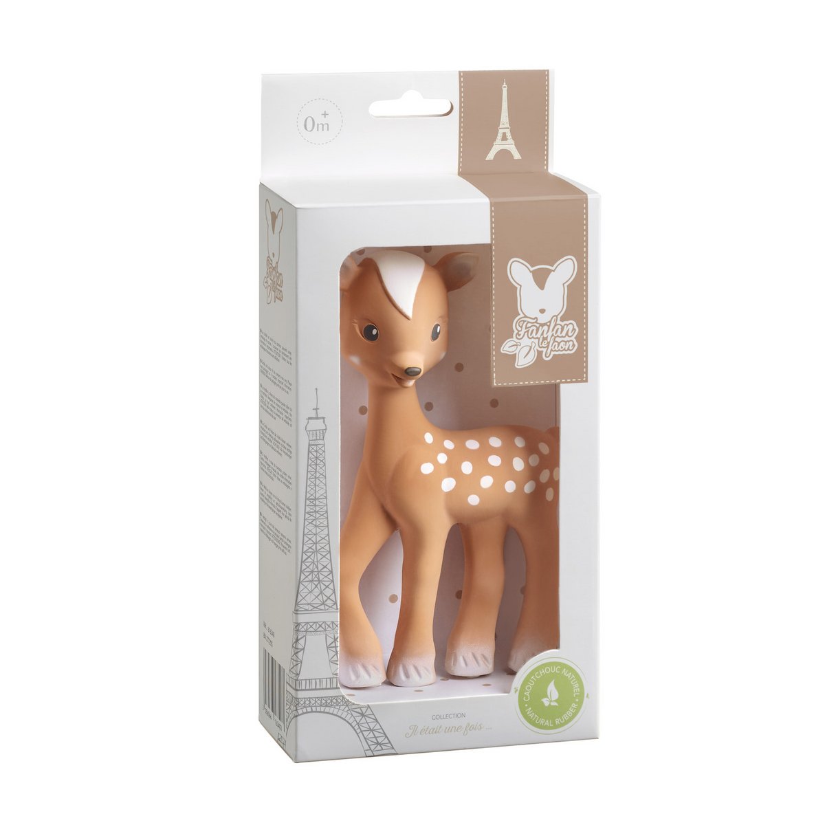 Fanfan het hertje in witte geschenkdoos