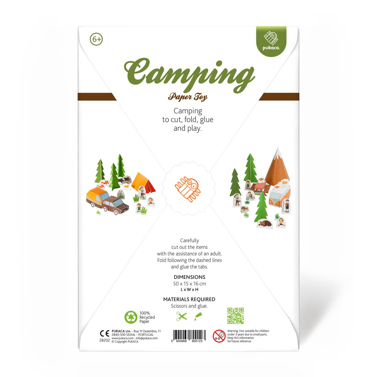Camping Paper Toy