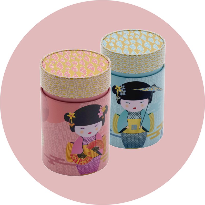 caja metálica Nueva Pequeña Geisha 150g