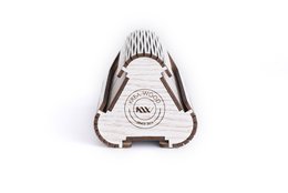 Krea-Wood handmade coffee capsule holder for Nespresso compatible capsules, in vintage white colour
