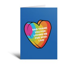 Dad LGBTQ Card