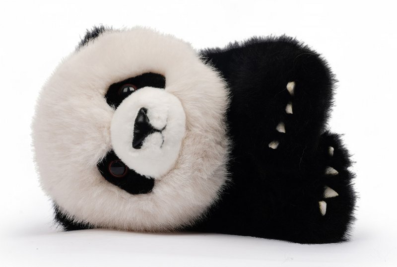 One Love Plush Toy - Panda Peng Black and White
