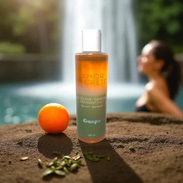 Shower gel - 2 i 1 skummende shampoo - GUAPA - Mandarin grøn te
