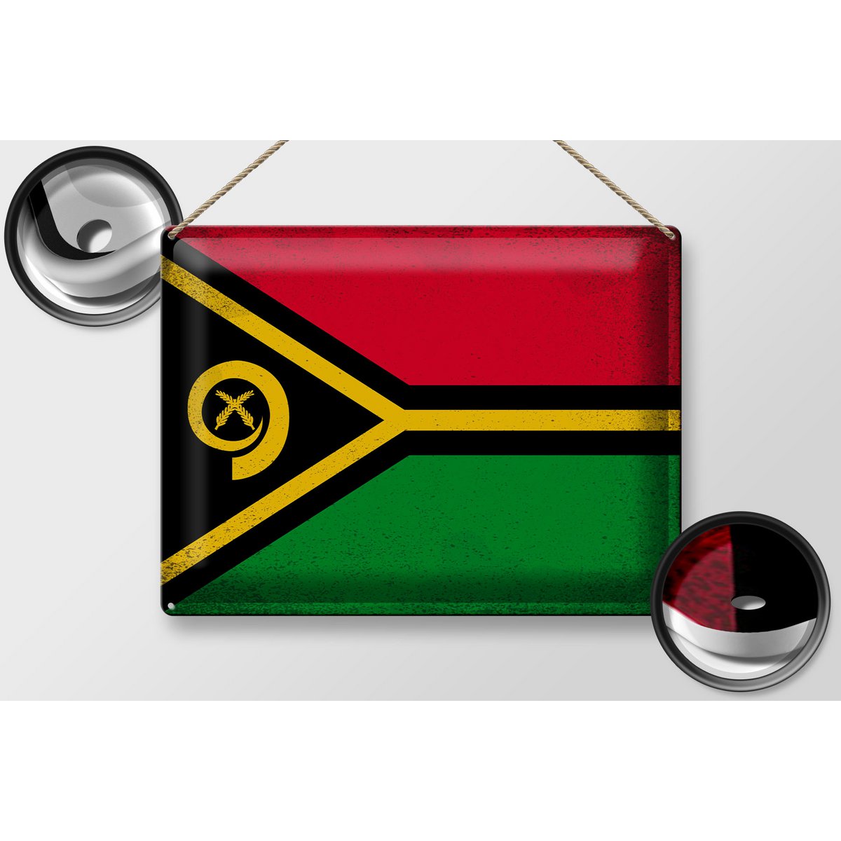 Bleach Child Flag Vanuatu 40x30cm Flag of Vanuatu Vintage