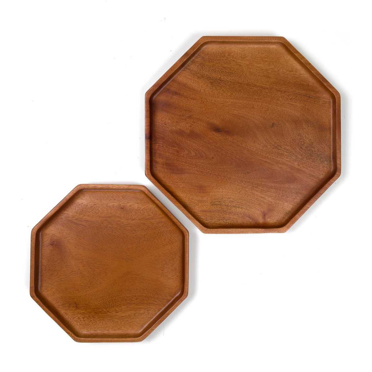 Handmade Tableware - Octagon Serving Plate - Eco-friendly - Khaya Wood
