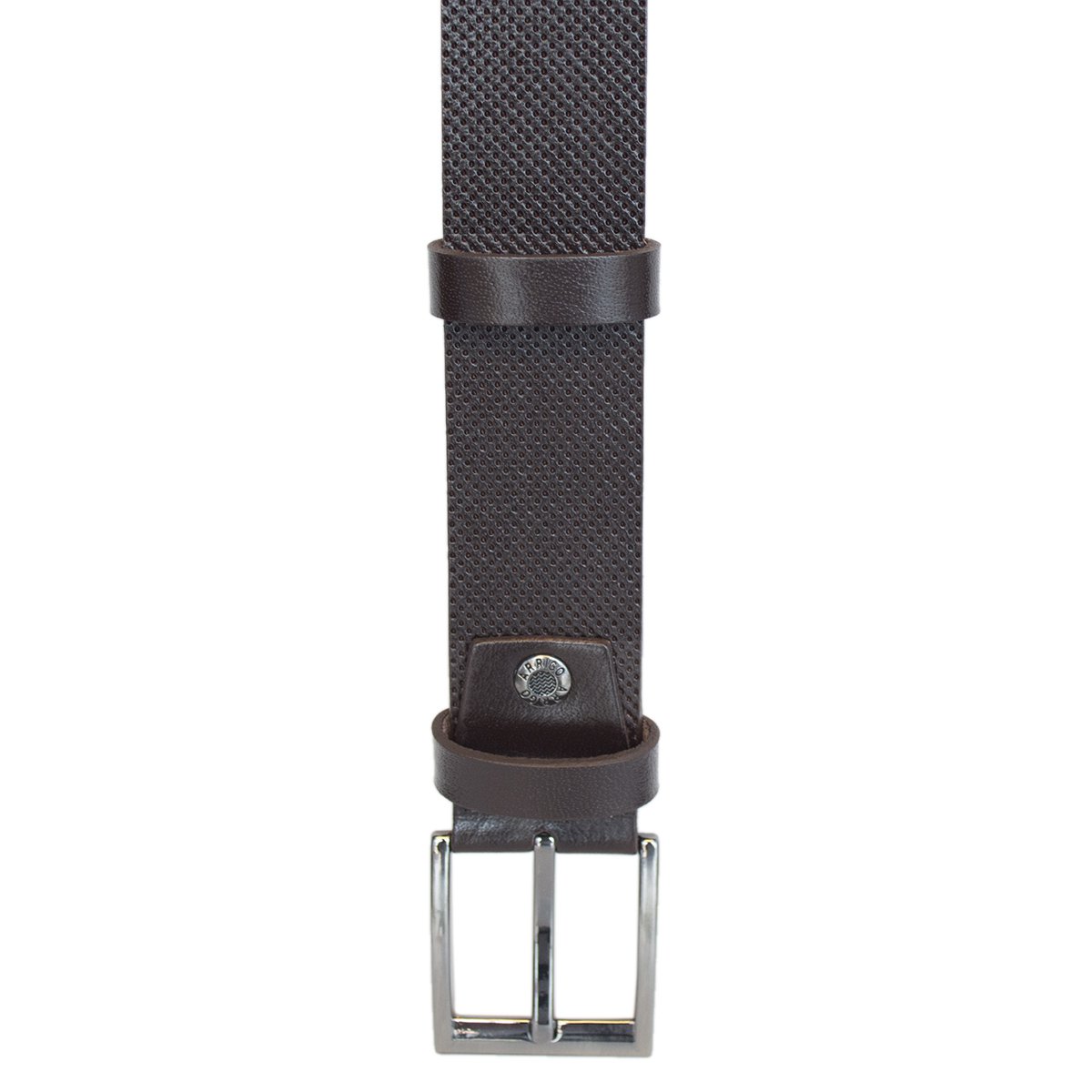 Leather Women's Belt Or Leather Men's Belt With Print Genuine Leather 4 cm Wide