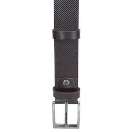 Leder Damengürtel oder Leder Herrengürtel mit Aufdruck Echtes Leder 4 cm breit