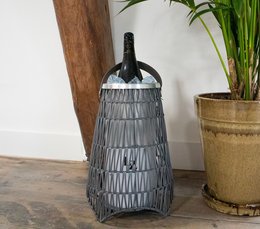 Le Zen Enzy Grey - vinkøler med højttaler og LED-lys