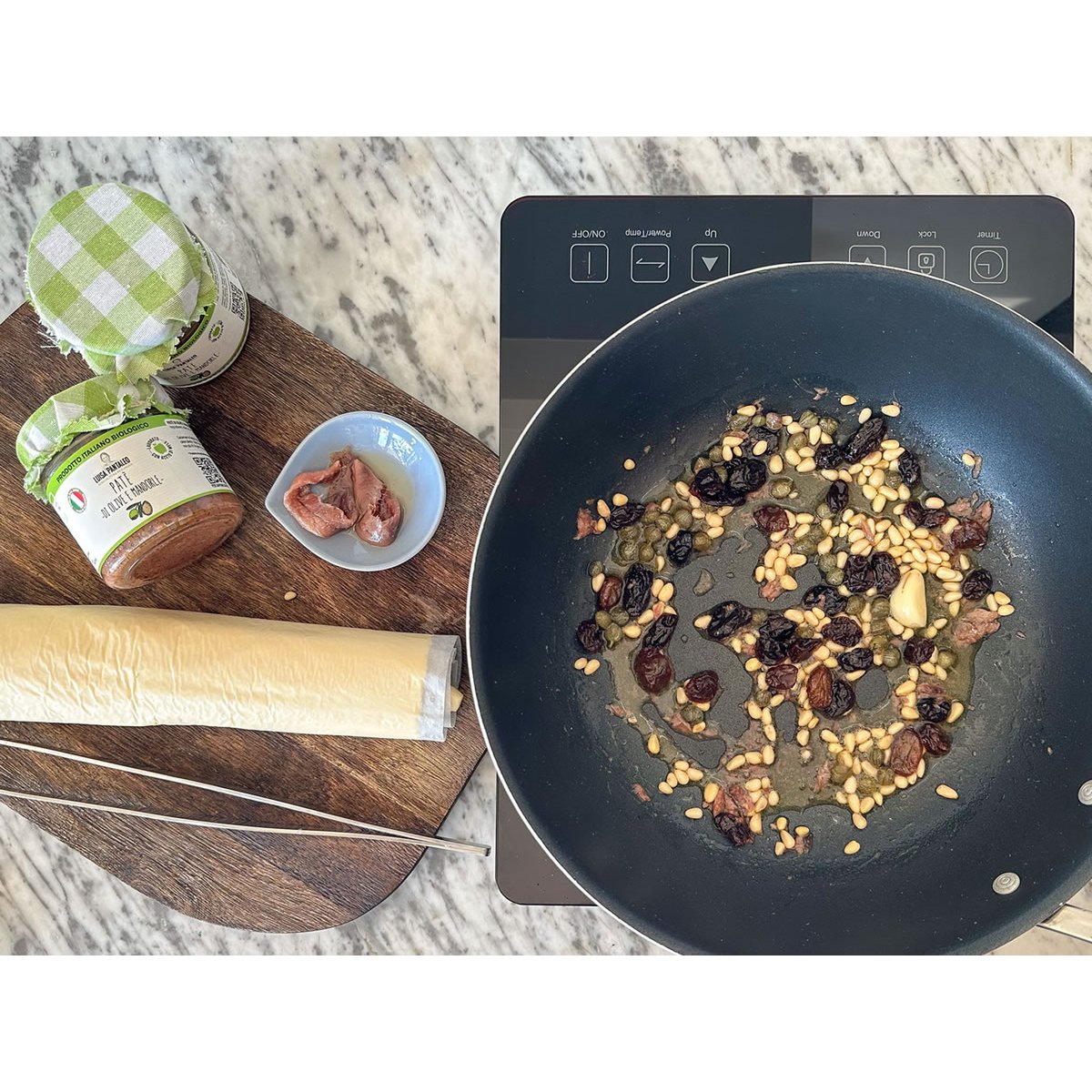 Luisa Pantaleo Pâté d'olives et d'amandes biologique, fabriqué en Italie