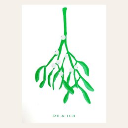 Risography Postcard - Muleletoe - Din A6
