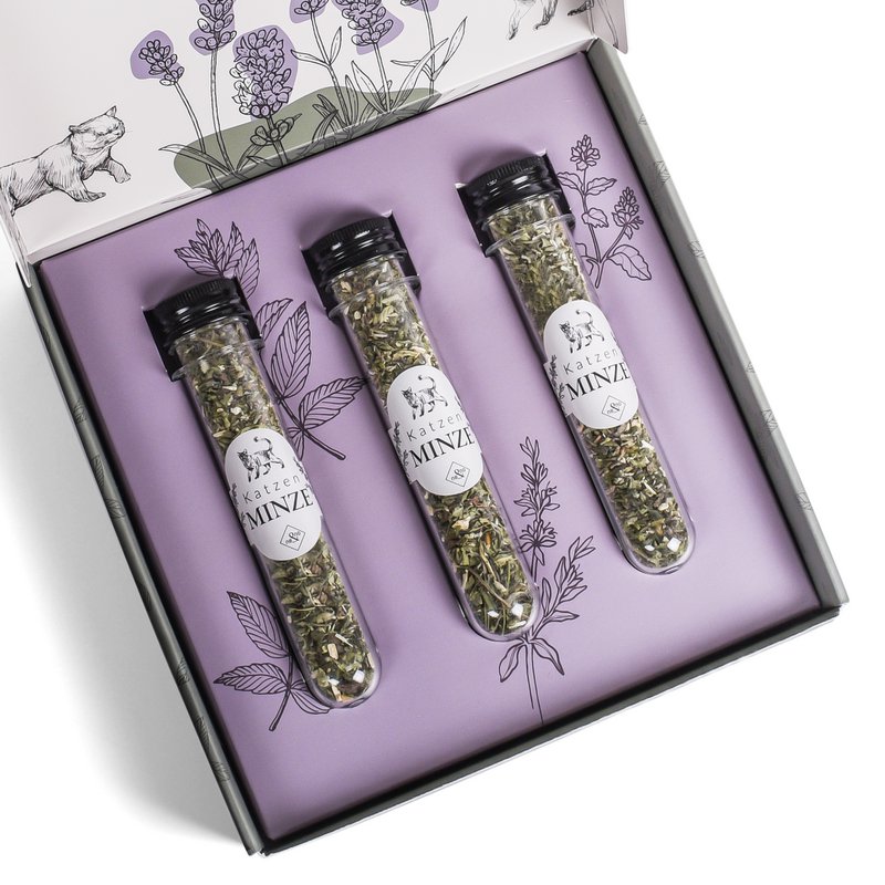 NE & NO® REFT GAT CATS Bell -Being Herbs: Catnint + Valerian Spray + Matatabi Sticks