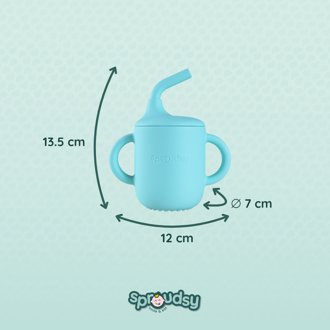Taza de entrenamiento para bebé con pajita – Space