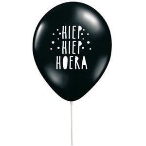 Luftballons „Hip Hip Hurra“ mit Stäbchen