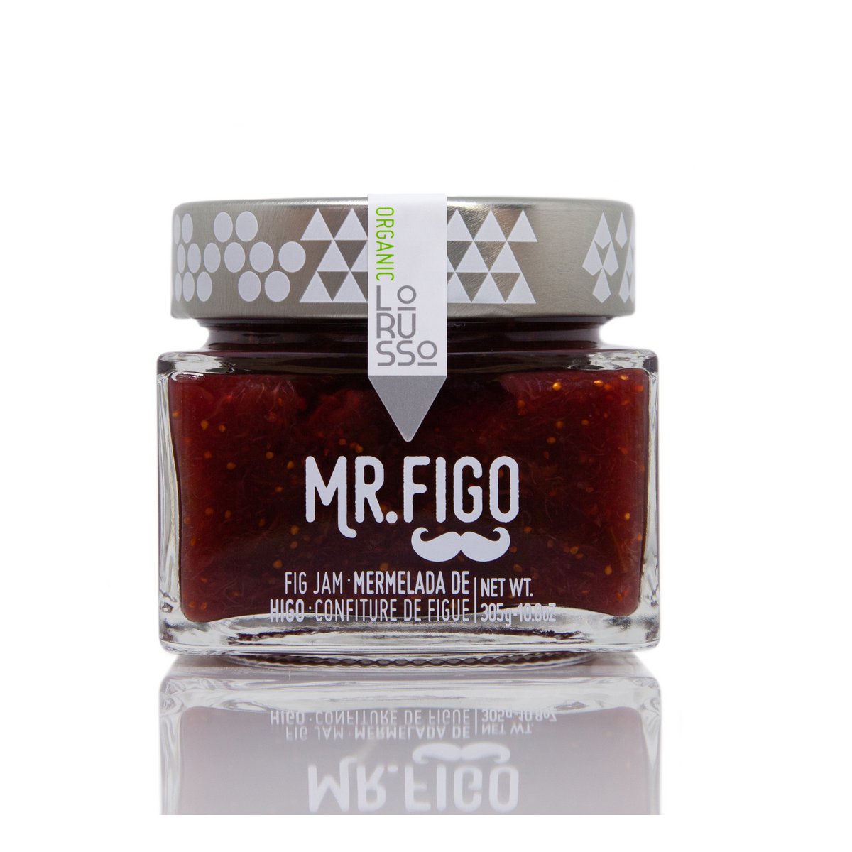Organic gourmet fig jam with 85% fruit - 305g