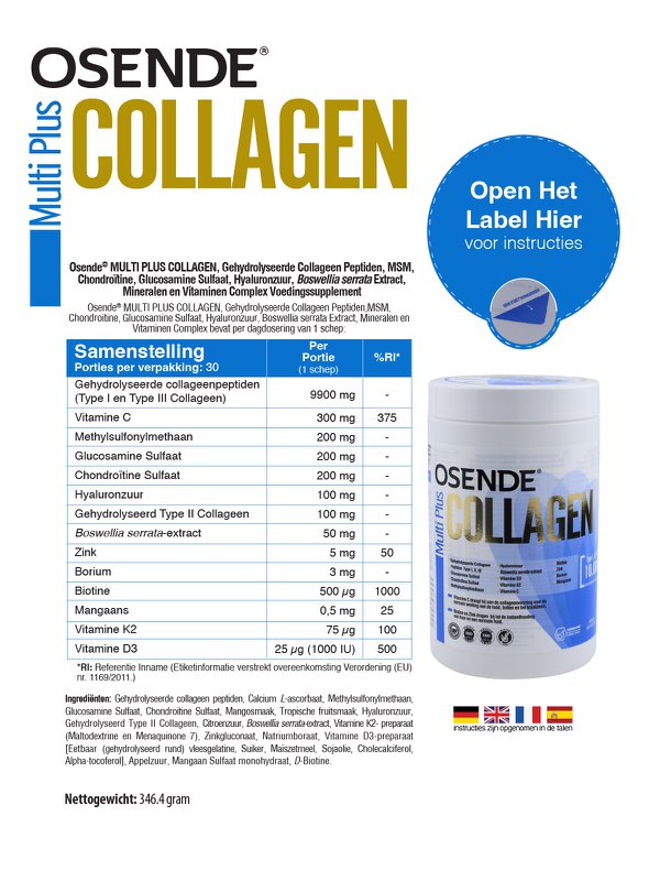 OSENDE Multi Plus Collagen | Dagligt kosttilskud