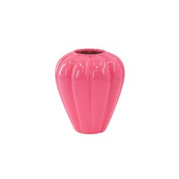 Flower Vase- Swirl Vase-Ceramic- Pink- 20x20x21,5 cm