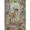 Woodland Spring Animals: Hert | Kaart Fripperies