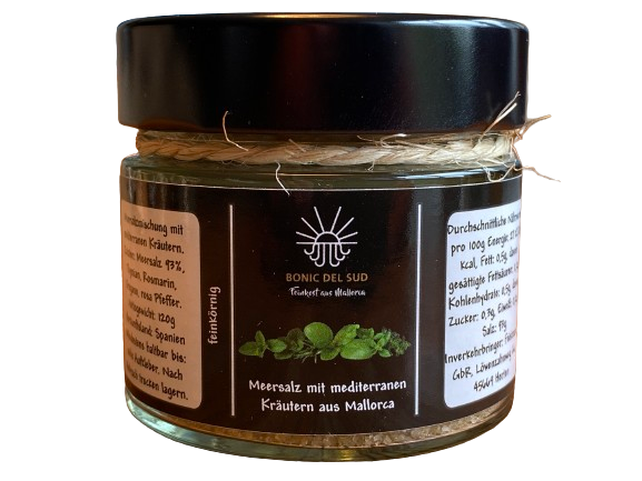 Sea salt with Mediterranean herbs from Mallorca
