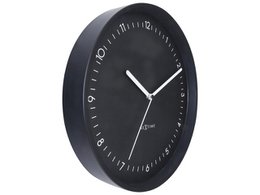 Zegar ścienny NeXtime Berlin 30 cm czarny