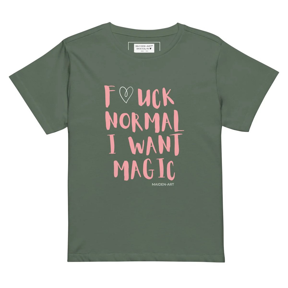 T-shirt da donna F*CK NORMAL I WANT MAGIC T-shirt da donna a vita alta