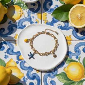 Treasures marine bracelet 18k gold plated