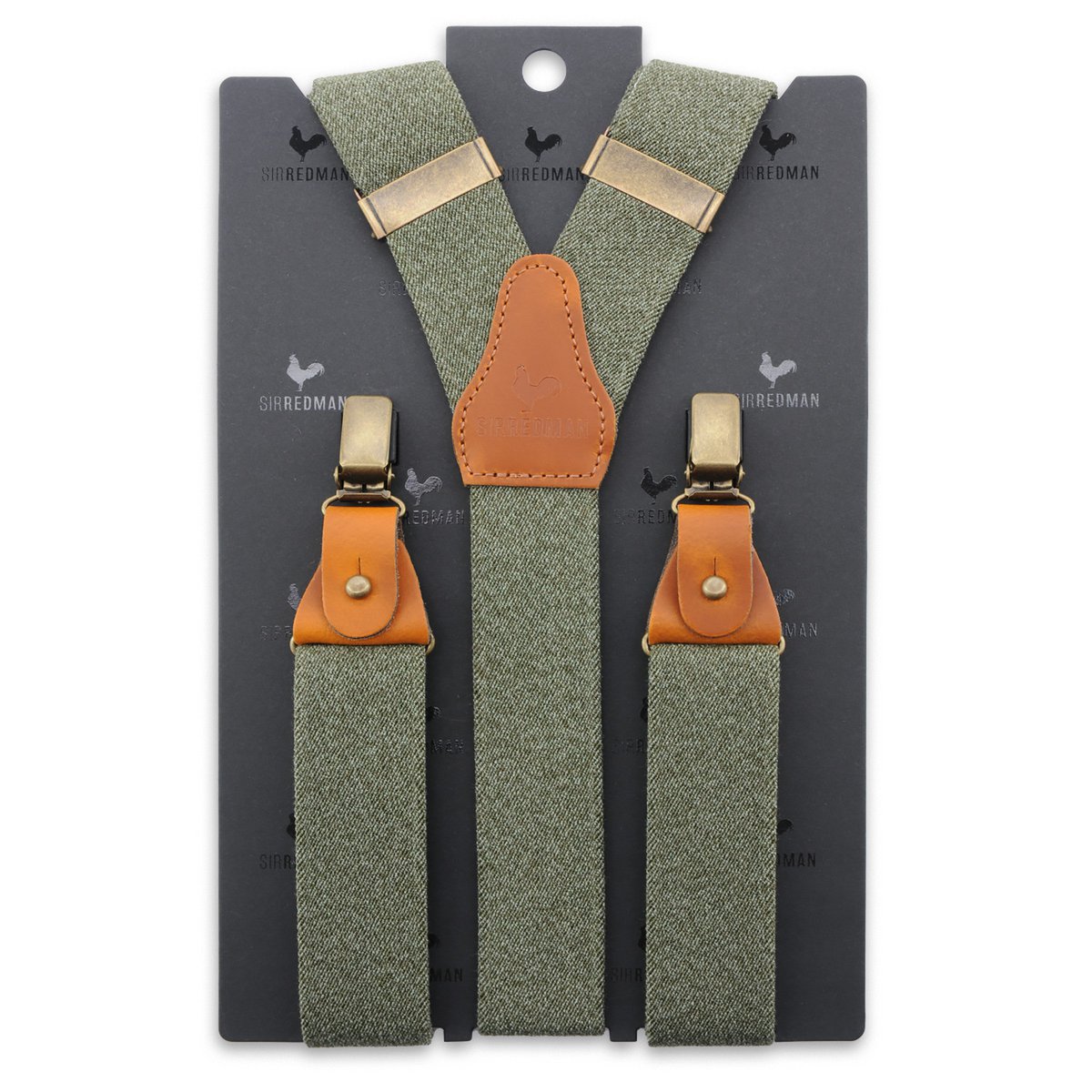 Bretelle di lusso Sir Redman Denim Urban verde