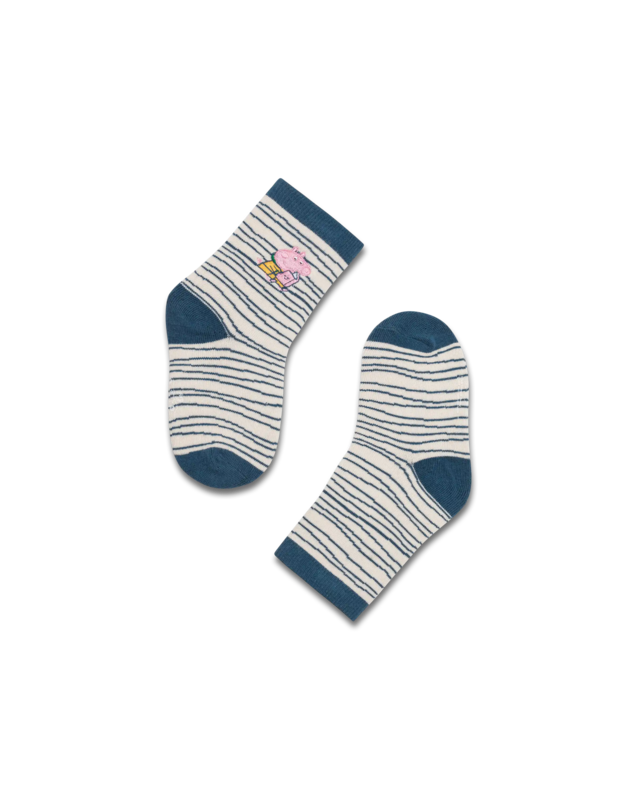 Koaa - Peppa Wutz «Cosy Corner» - chaussettes faciles Green / Beige