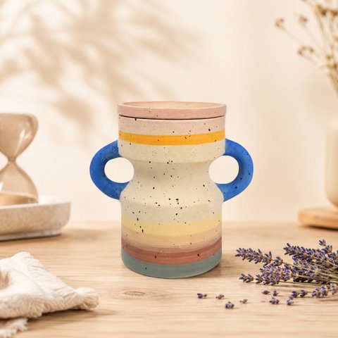 Parfümbrenner der Creativity-Serie – Taze – Matte Keramik – Handgefertigt – Anpassbar – Originelle Geschenkidee