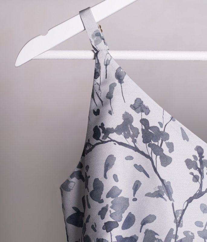 Completo due pezzi Silky Poems Grey (camicia + pantaloncini)
