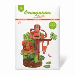 Orangutans Paper Toy