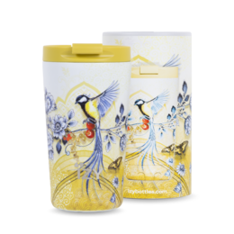 Tazas Izy Thermos - Taza de café con aislamiento de azafrán 2.0 - 350 ml para llevar
