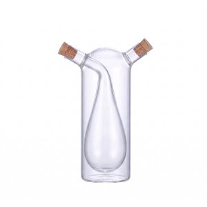 340 ml en 90 ml glasolie en glazen azijn