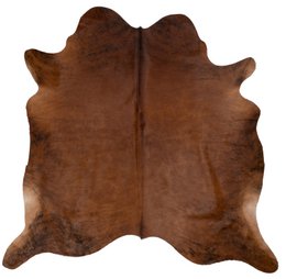 K459 | Unikt koskind | Brun | ca 180 x 160 cm