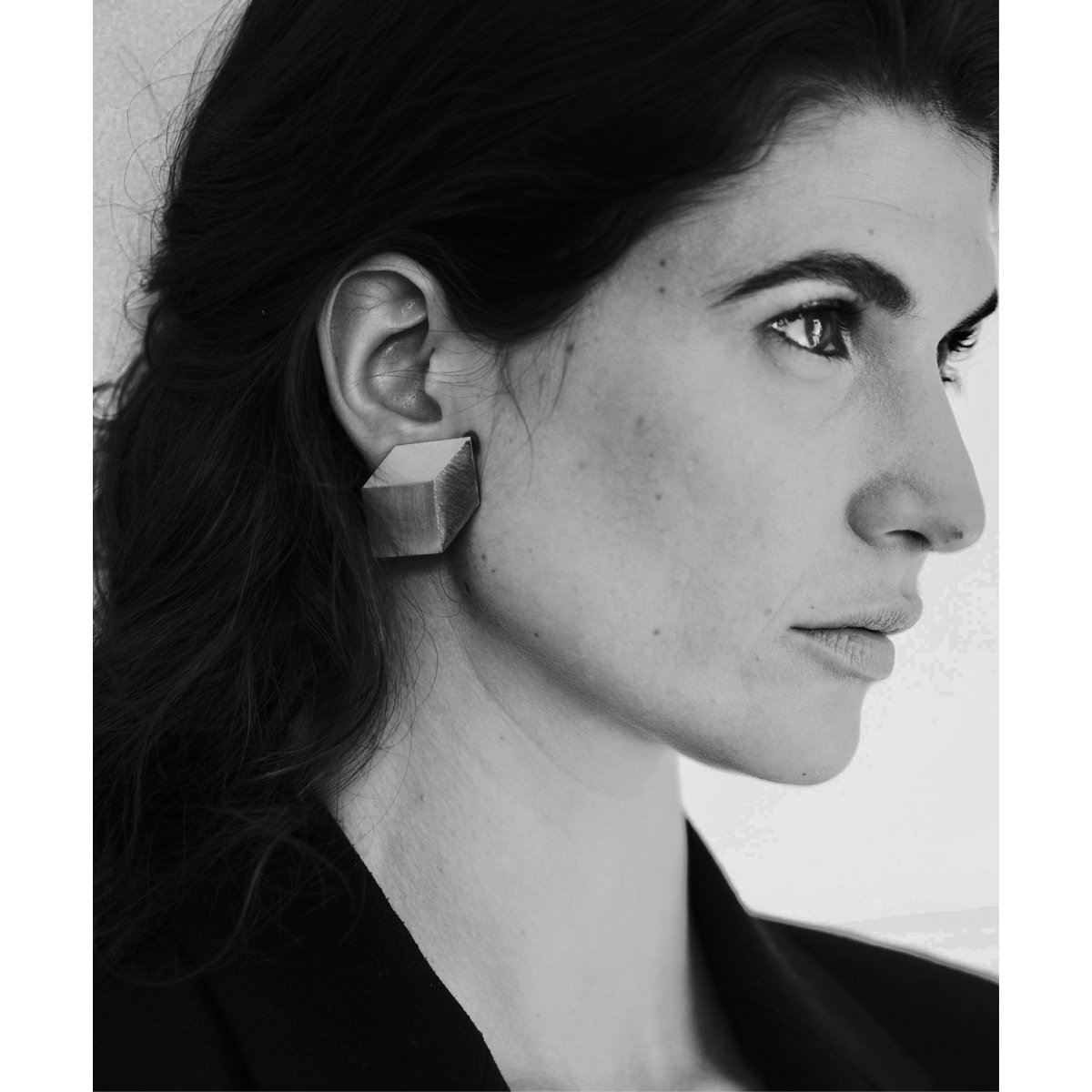 Boucles d'oreilles clips CUBE TROMPE L'OEIL