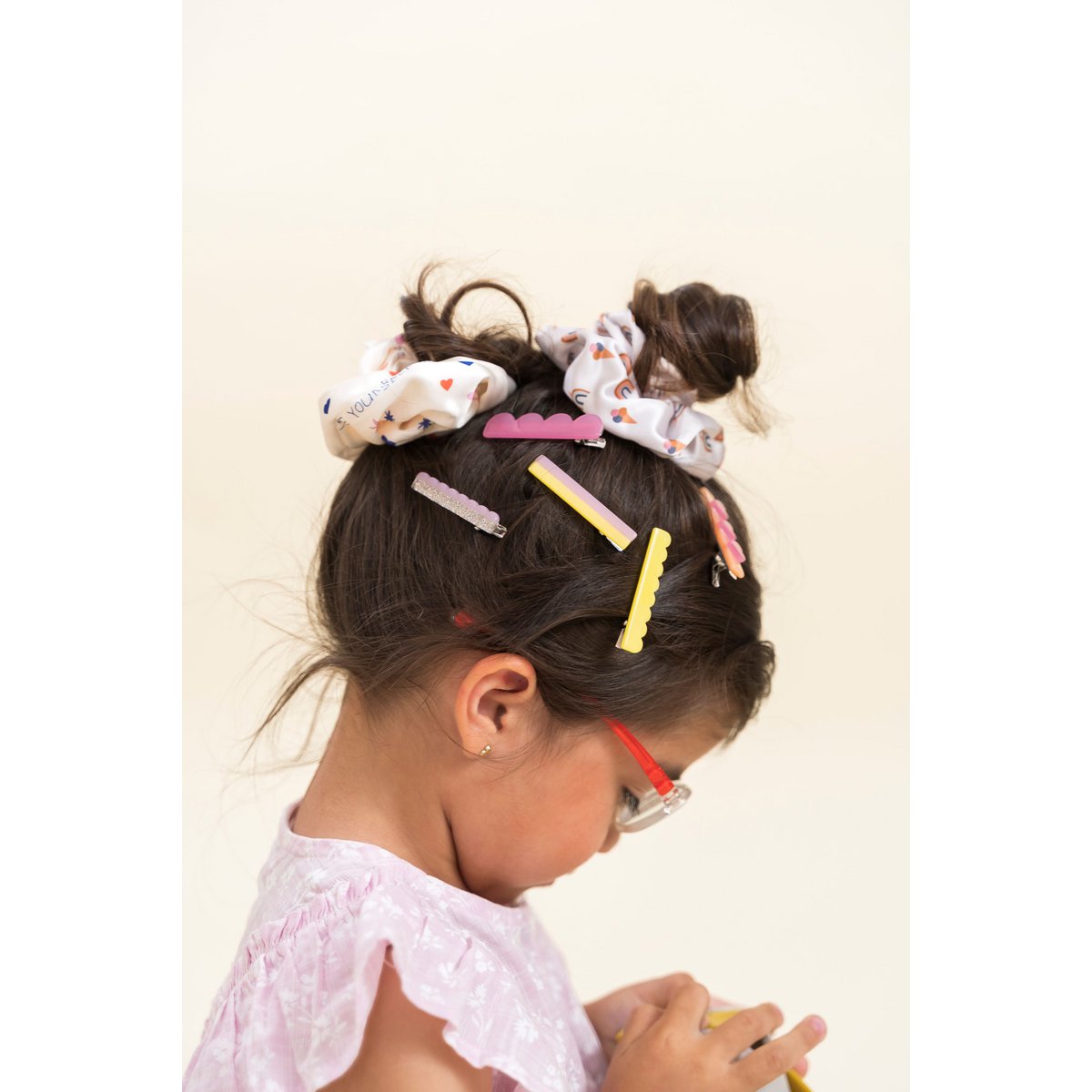 Horquillas para el pelo 3-Set Waves Pastel
