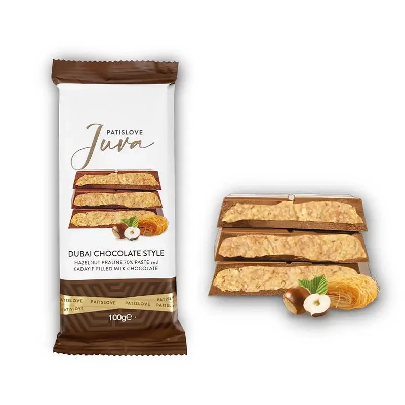 Hazelnut Paline & Kadayif Chocolate con leche, 100 g
