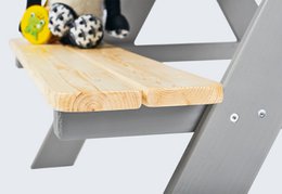 Children´s picnic bench „Nicki für 4”, grey