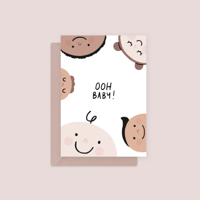 Eco Greeting Card — Baby Boom