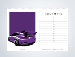 Car Birthday Calendar