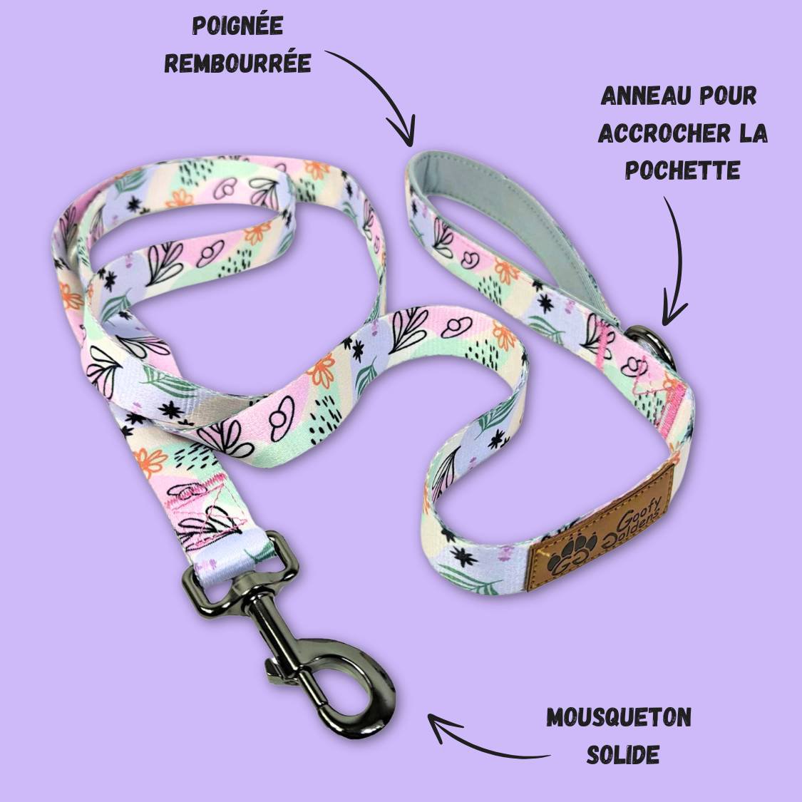 Pastel dog leash