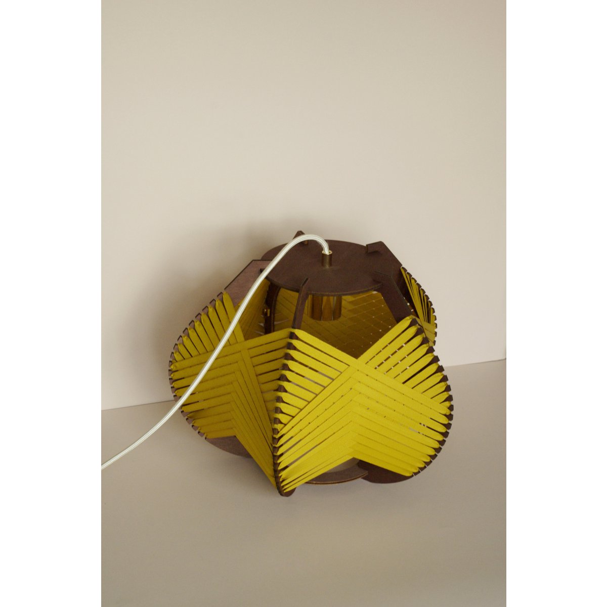 Duża lampa / musztarda
