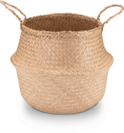 Panier Seegras avec poignée - stockage et débordement